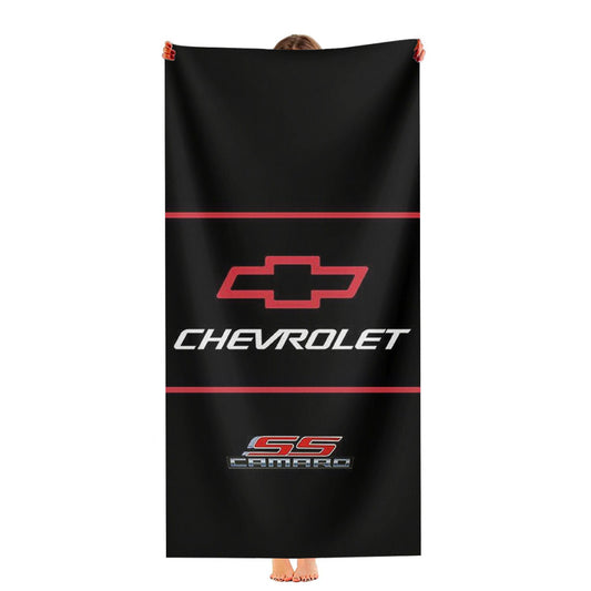 Chevrolet Camaro Ss Logo 2 Ultra-Soft Luxury Bathroom Towels
