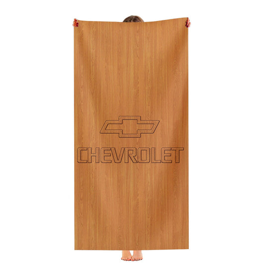 Chevrolet Carbon Background Ultra-Soft Luxury Bathroom Towels