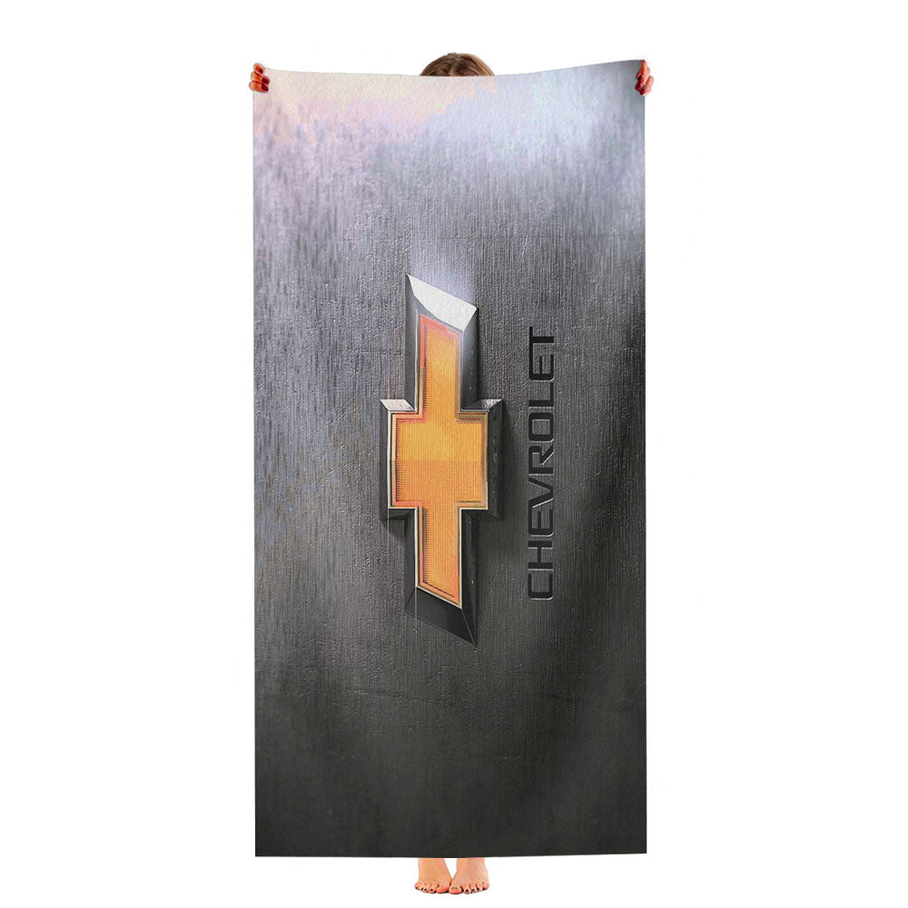 Chevrolet Metal Logo Ultra-Soft Luxury Bathroom Towels