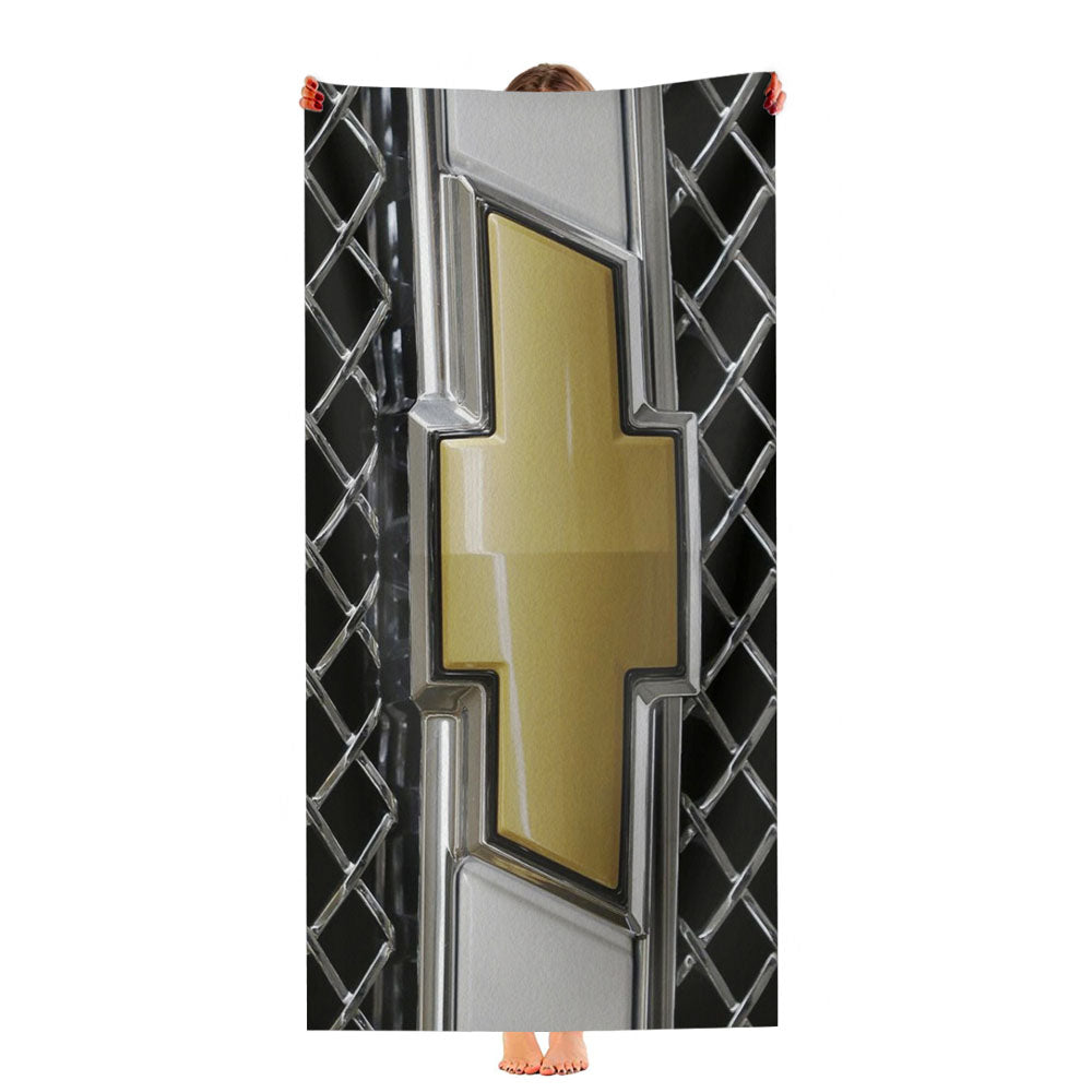 Chevy Chevrolet Gold Logo Ultra-Soft Luxury Bathroom Towels