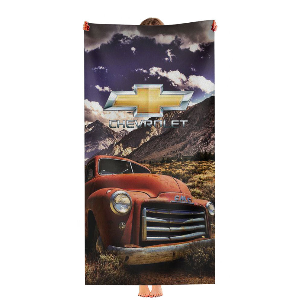 Chevy Classic Truck Ultra-Soft Luxury Bathroom Towels