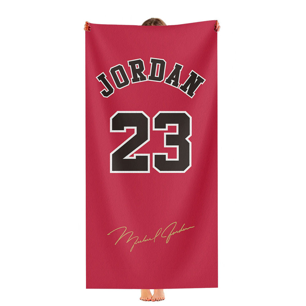 Chicago Bulls Jordan Ultra-Soft Luxury Bathroom Towels