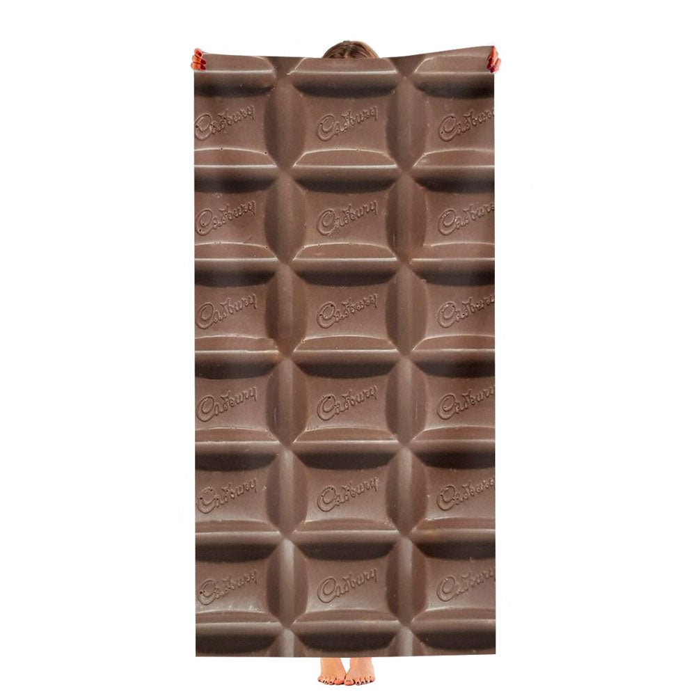 Chocolate Sweet Brown Pattern Ultra-Soft Luxury Bathroom Towels