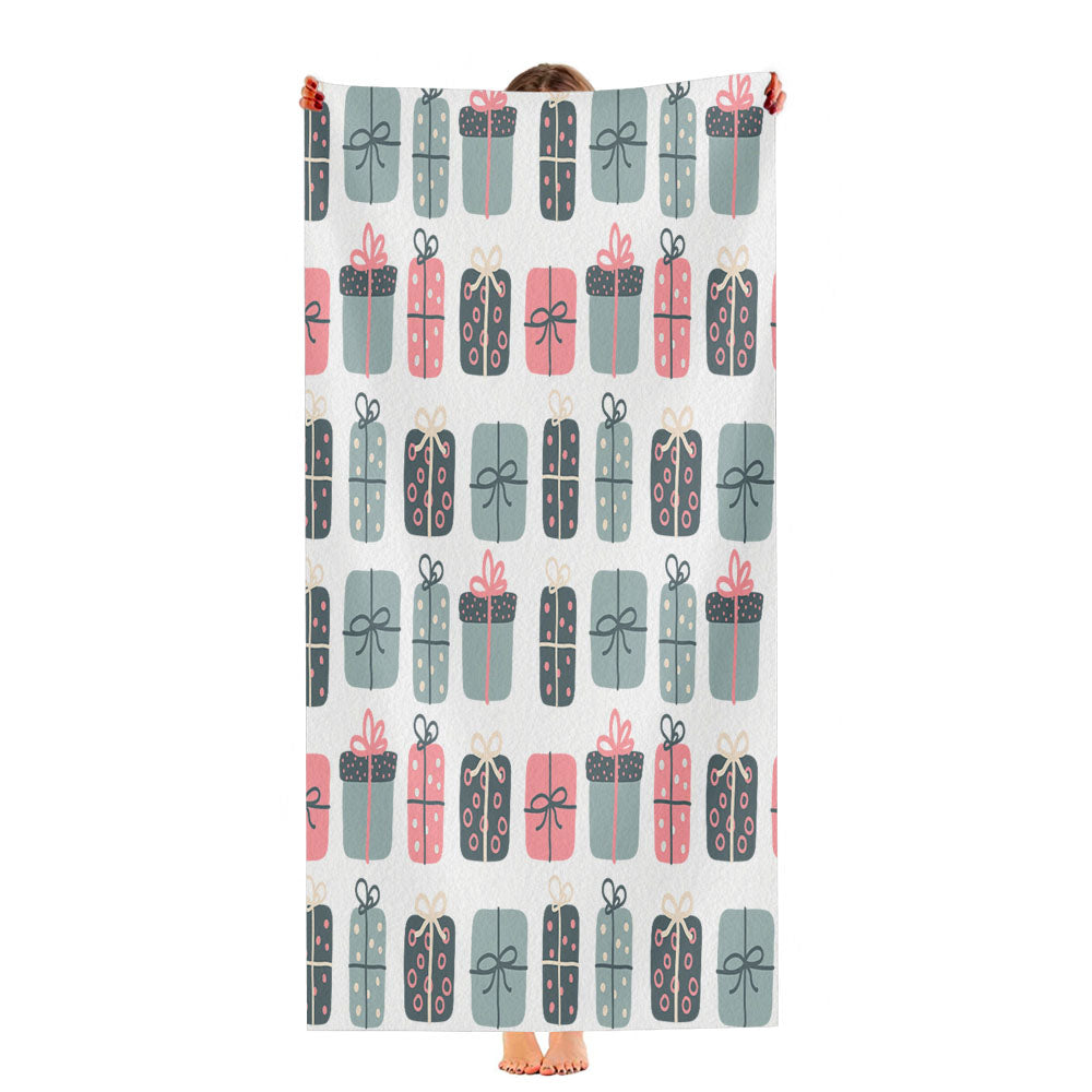 Christmas Patterns Set 02 Ultra-Soft Luxury Bathroom Towels