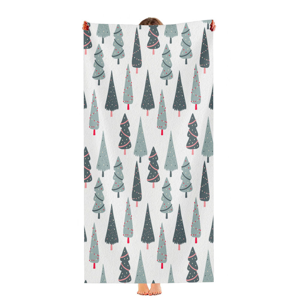 Christmas Patterns Set 04 Ultra-Soft Luxury Bathroom Towels