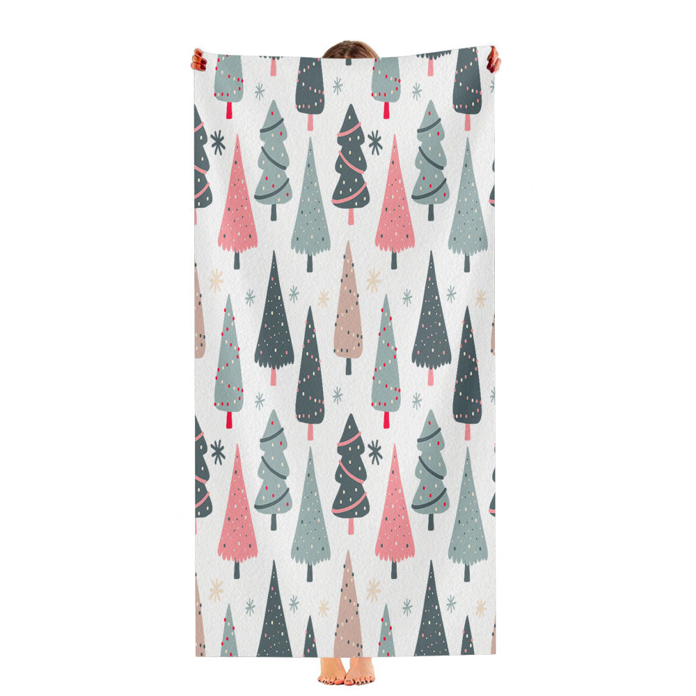 Christmas Patterns Set 08 Ultra-Soft Luxury Bathroom Towels