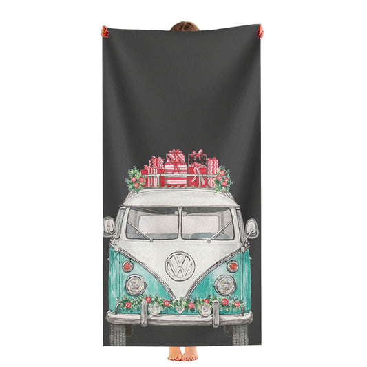 Christmas Vw Ultra-Soft Luxury Bathroom Towels