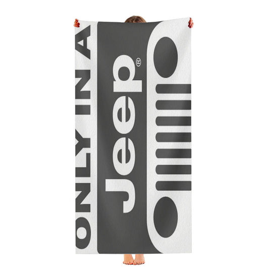 Classic Jeep Wrangler Logo Ultra-Soft Luxury Bathroom Towels