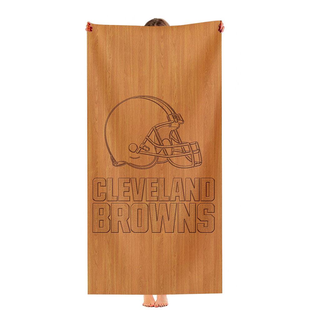 Cleveland Browns Ultra-Soft Luxury Bathroom Towels