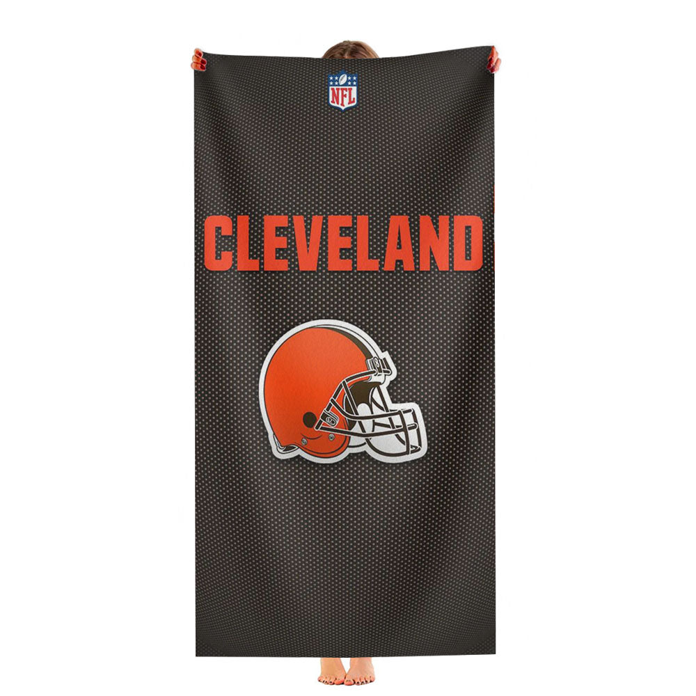 Cleveland Browns 1 Ultra-Soft Luxury Bathroom Towels