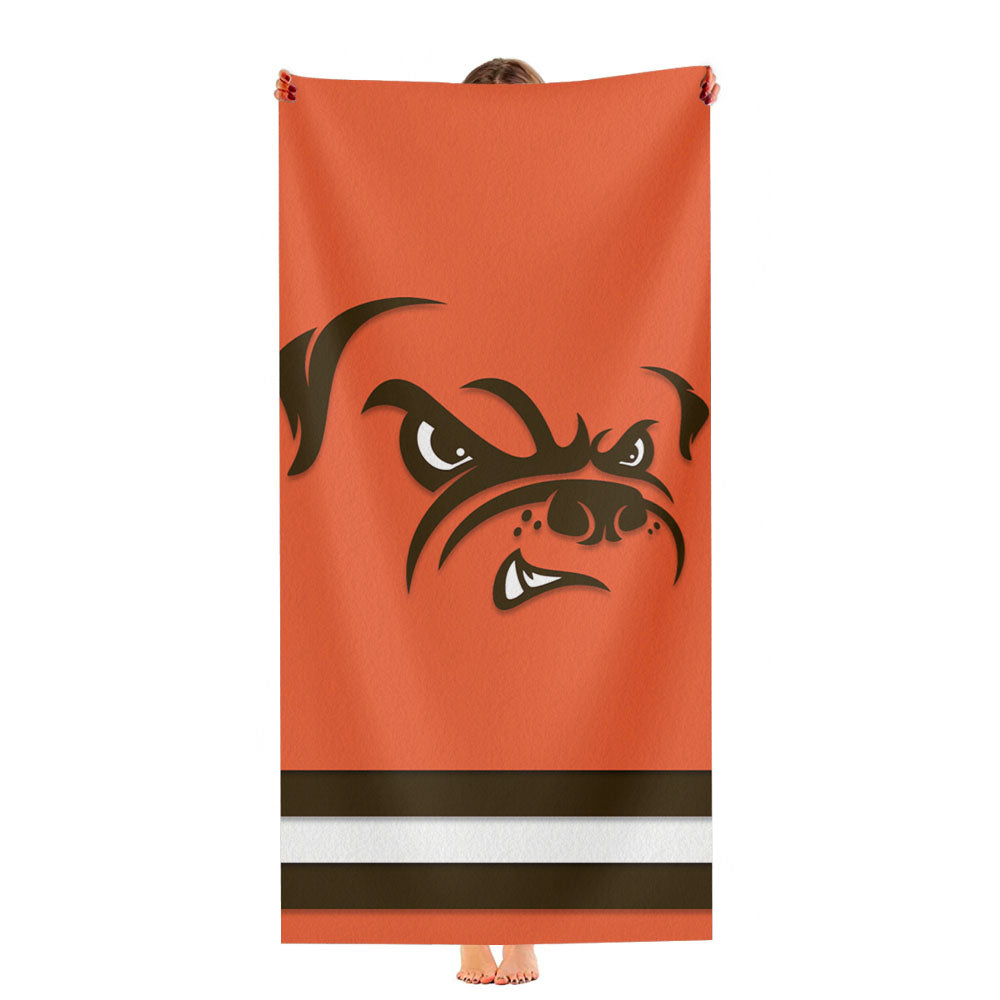 Cleveland Browns Jersey Ultra-Soft Luxury Bathroom Towels