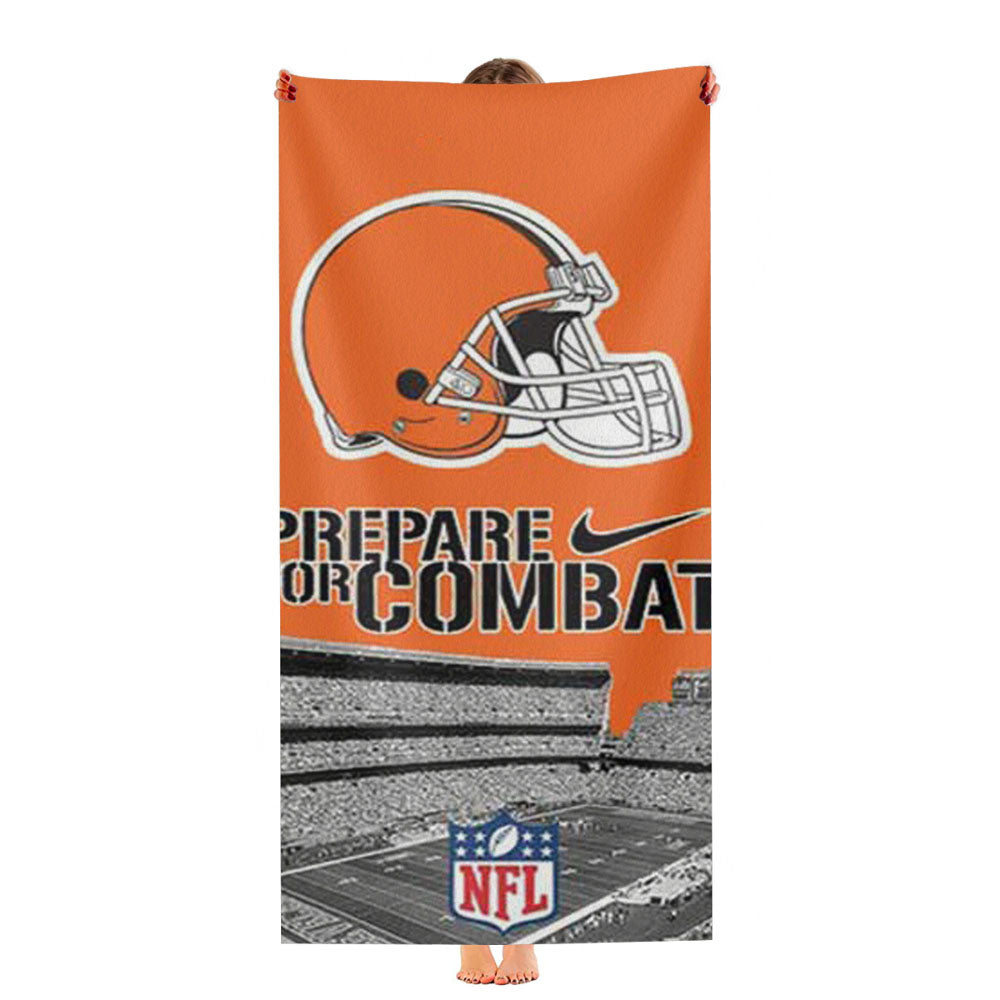 Cleveland Browns Prepare Ultra-Soft Luxury Bathroom Towels