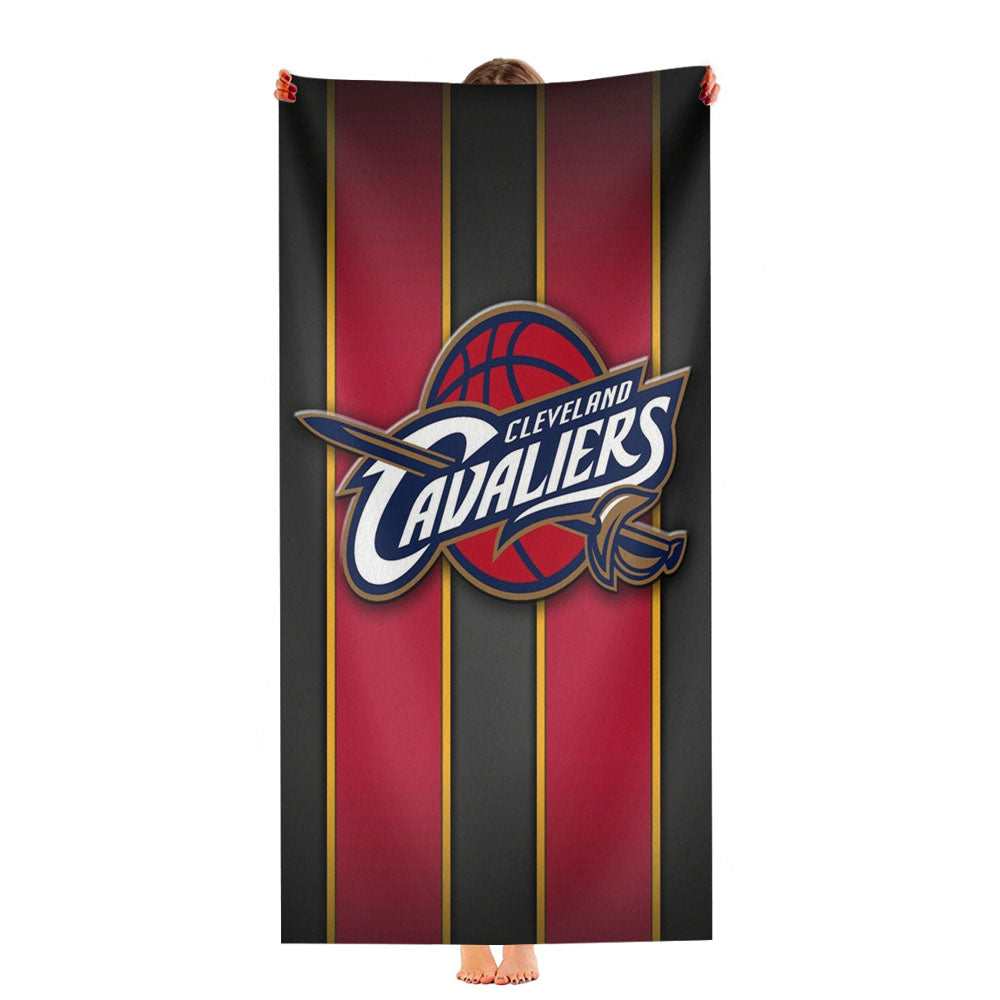 Cleveland Cavaliers Basketball Club Wallpapers Ultra-Soft Luxury Bathroom Towels