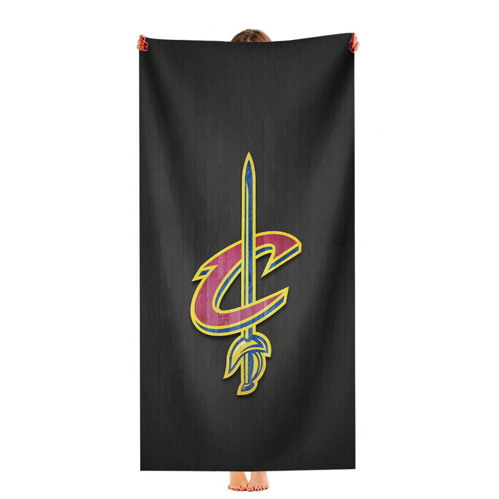 Cleveland Cavaliers Hardwood 2 Ultra-Soft Luxury Bathroom Towels