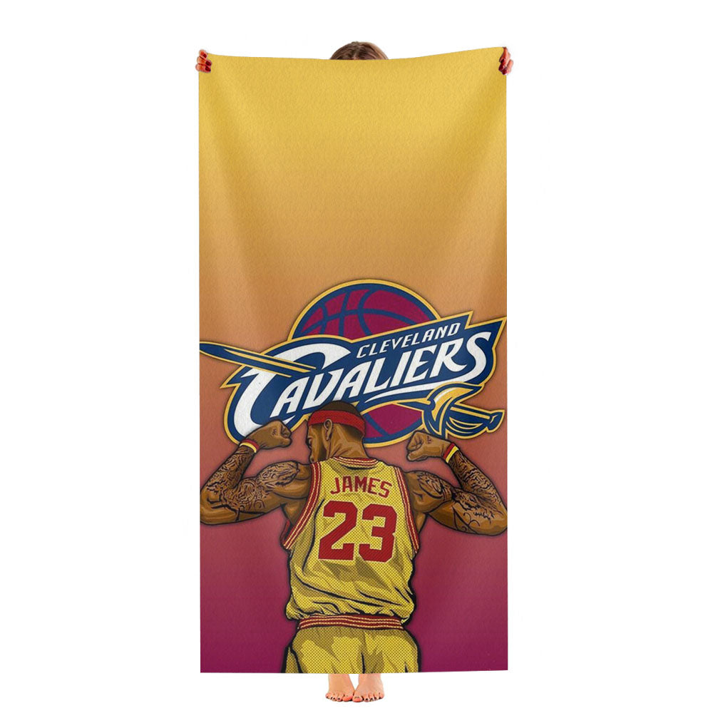 Cleveland Cavaliers James Ultra-Soft Luxury Bathroom Towels