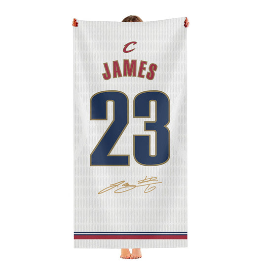 Cleveland Cavaliers James White Ultra-Soft Luxury Bathroom Towels
