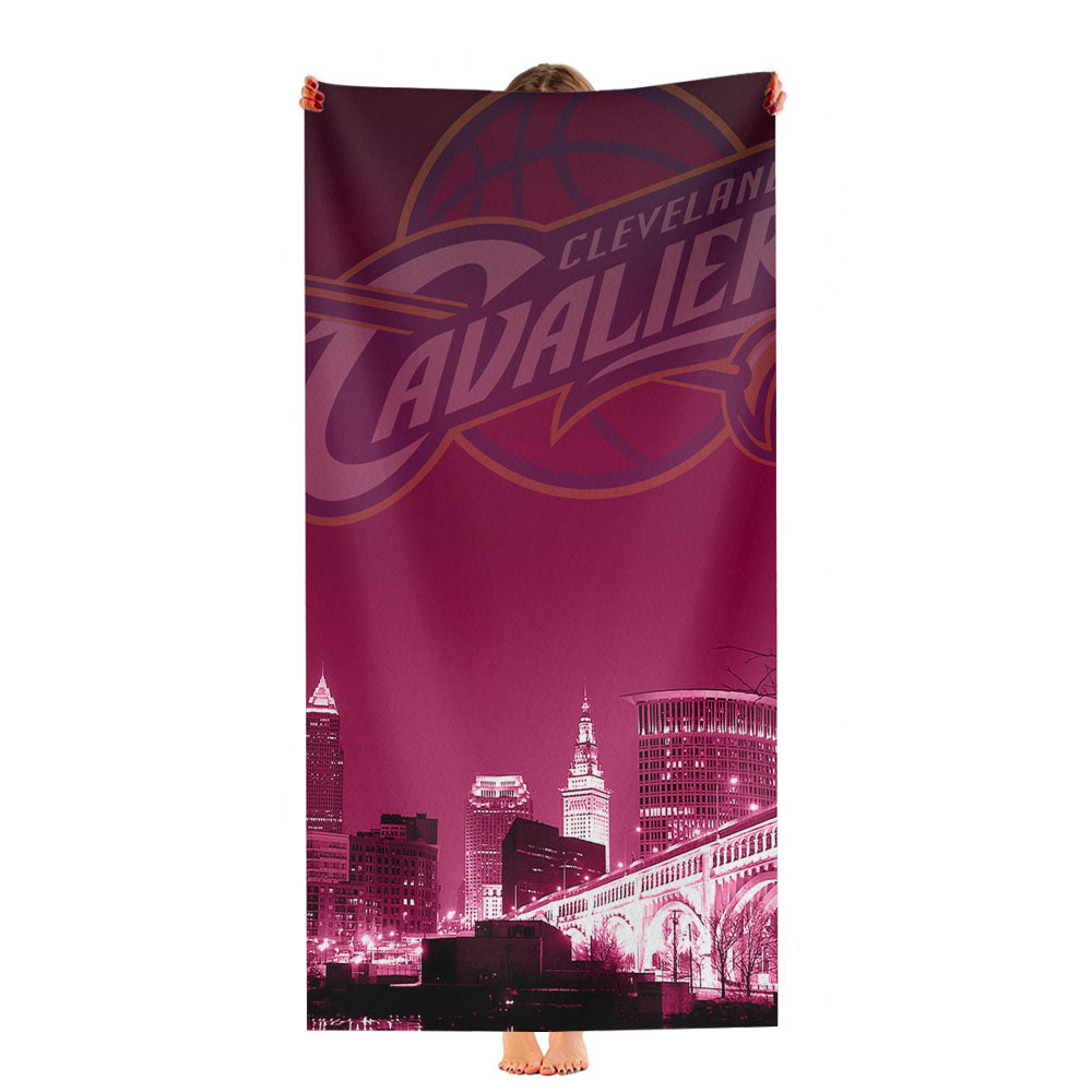 Cleveland Cavaliers Night City Ultra-Soft Luxury Bathroom Towels