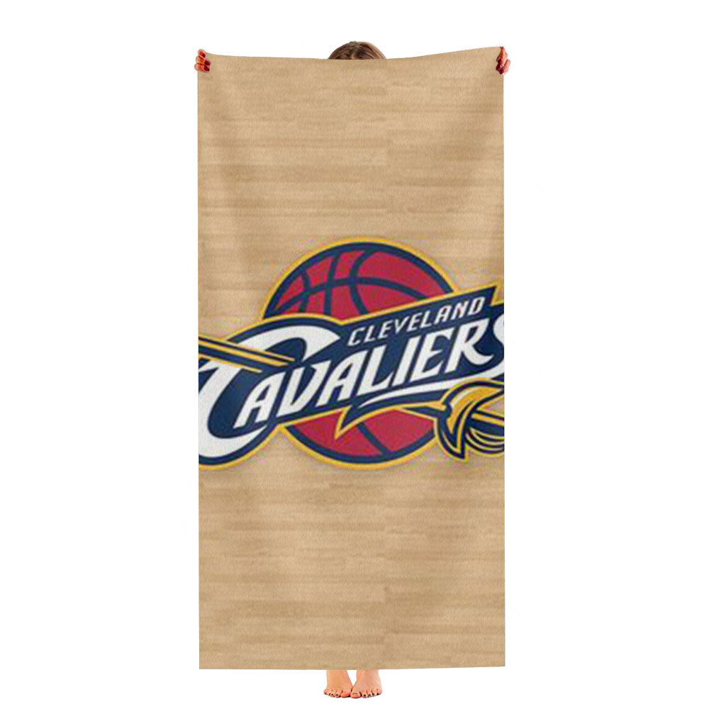 Cleveland Cavaliers Wood Ultra-Soft Luxury Bathroom Towels