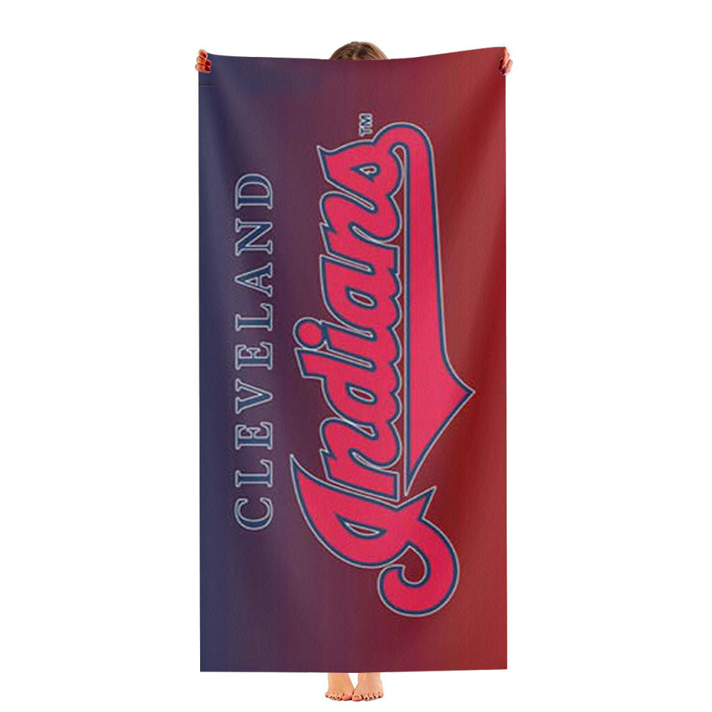 Cleveland Indians Logo Gradient Ultra-Soft Luxury Bathroom Towels