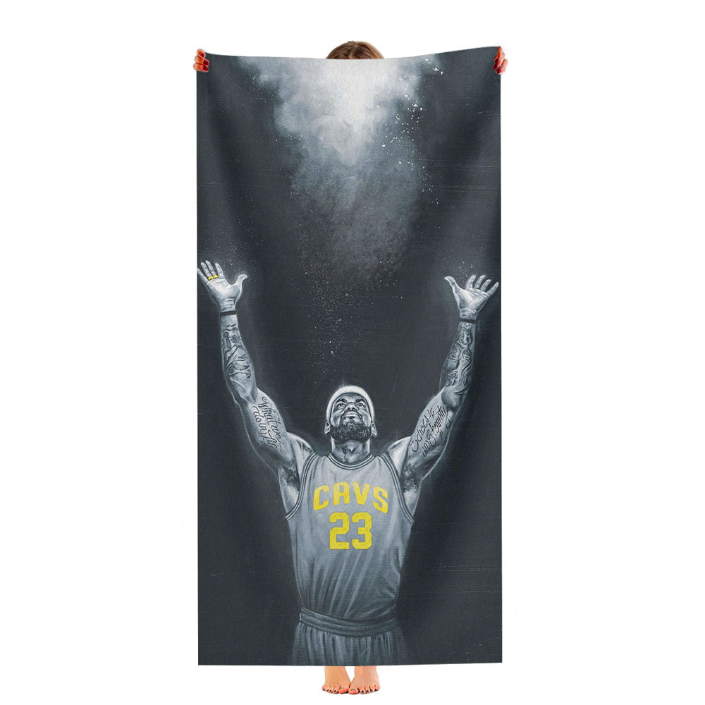 Cleveland Plain Dealer Lebron James 23 Ultra-Soft Luxury Bathroom Towels