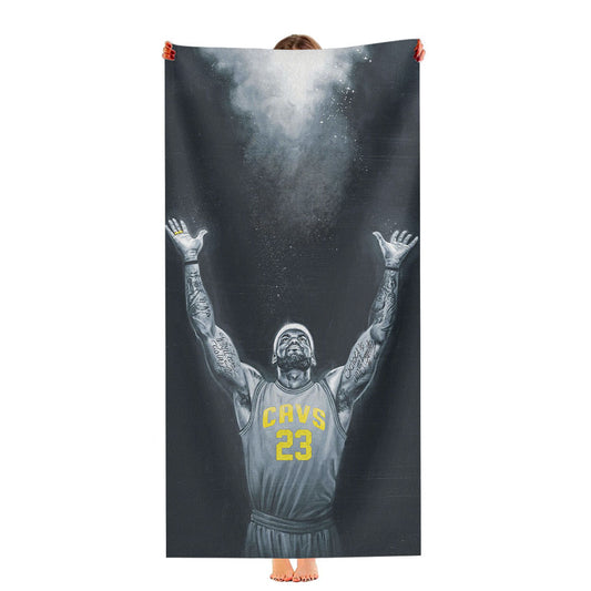 Cleveland Plain Dealer Lebron James 23 Ultra-Soft Luxury Bathroom Towels