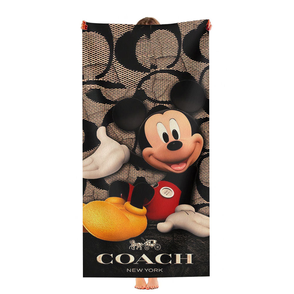 Coach Mickey Mouse Ultra-Soft Luxury Bathroom Towels
