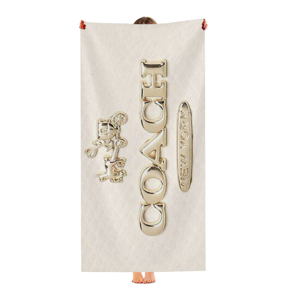 Coach Pink Pattern Mate Ultra-Soft Luxury Bathroom Towels