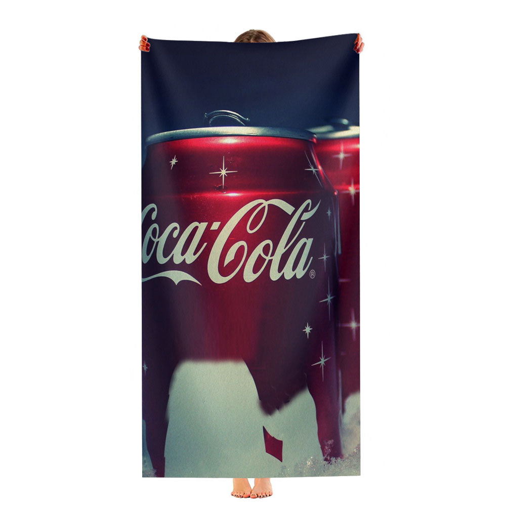 Coca-Cola Brand Ultra-Soft Luxury Bathroom Towels