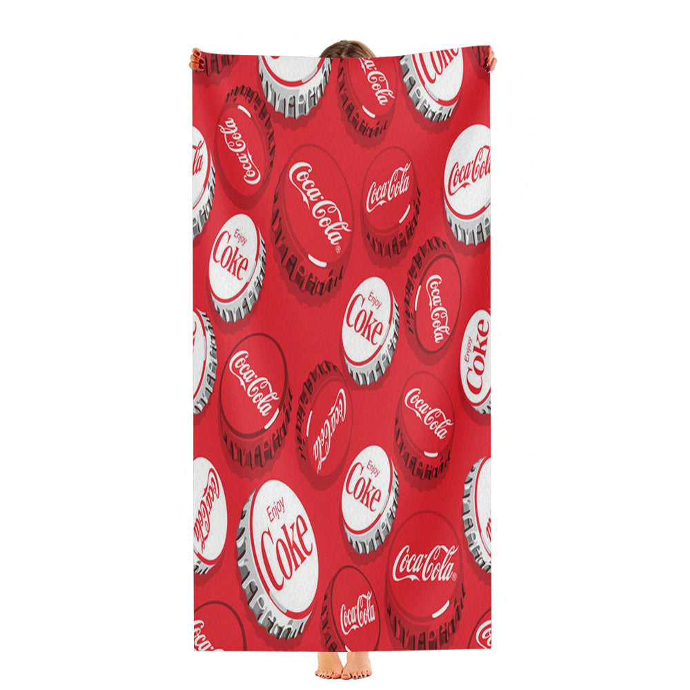 Coca-Cola Caps Ultra-Soft Luxury Bathroom Towels