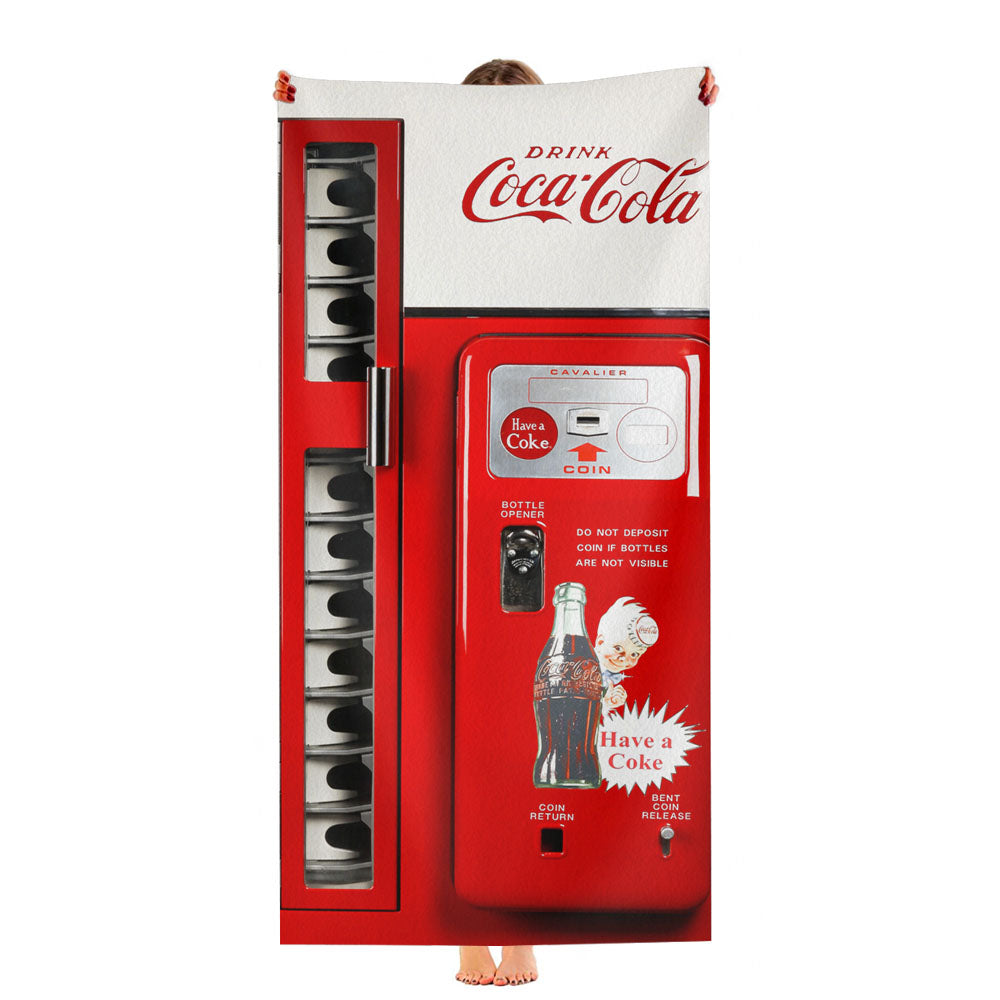 Coca Cola Machine Ultra-Soft Luxury Bathroom Towels