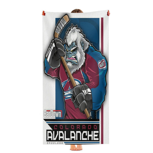 Colorado Avalanche Hockey Ultra-Soft Luxury Bathroom Towels