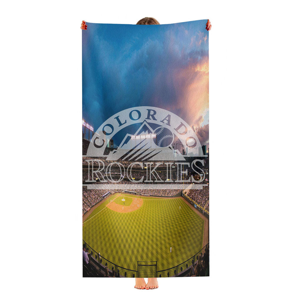 Colorado Rockies Wallpaper Ultra-Soft Luxury Bathroom Towels