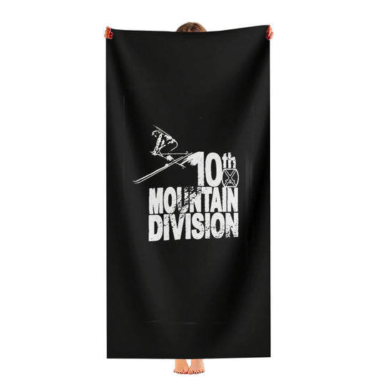 Colorado Ski History 10Th Mountain Division World War Ultra-Soft Luxury Bathroom Towels