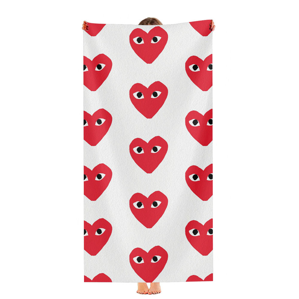Comme Des Garcons Bape Pattern Ultra-Soft Luxury Bathroom Towels