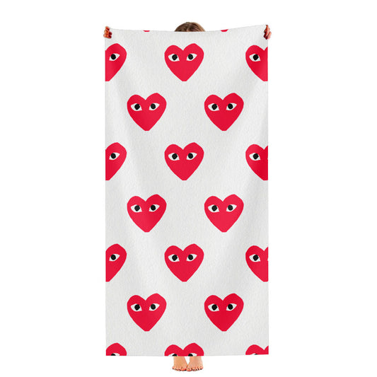 Comme Des Garcons Pattern Ultra-Soft Luxury Bathroom Towels