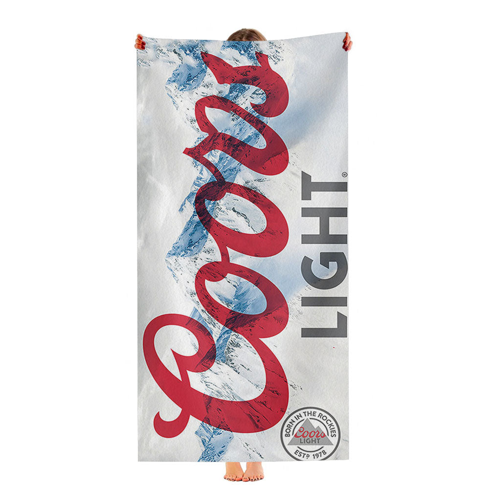Coors Light Beer Ultra-Soft Luxury Bathroom Towels