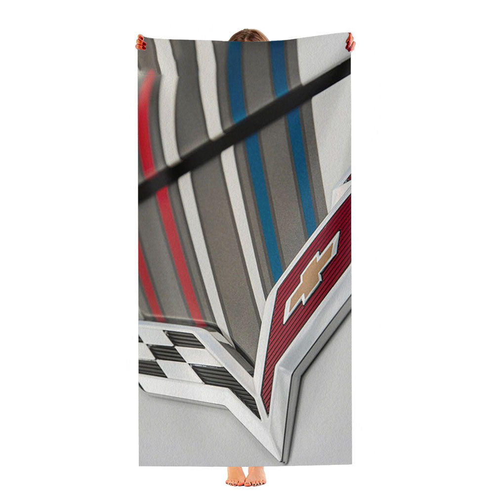 Corvette Chevy Chevrolet Ultra-Soft Luxury Bathroom Towels