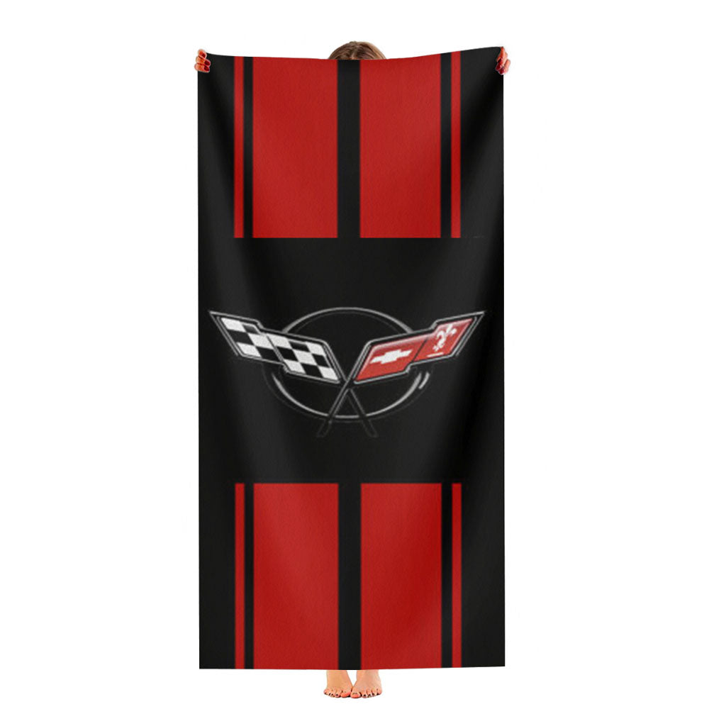 Corvette Stripe Ultra-Soft Luxury Bathroom Towels