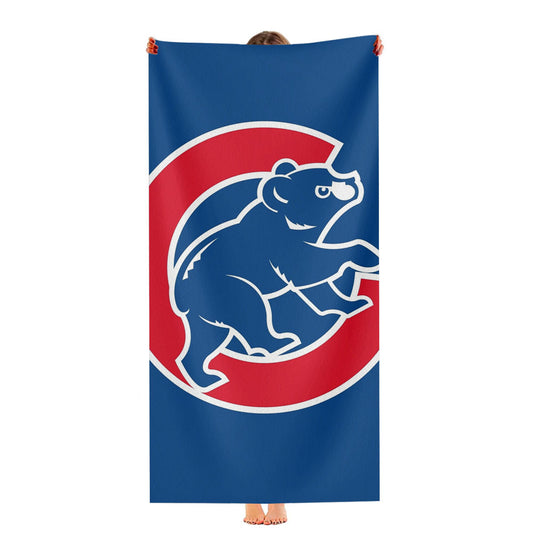 Cubs Chicago Bear Logo Ultra-Soft Luxury Bathroom Towels