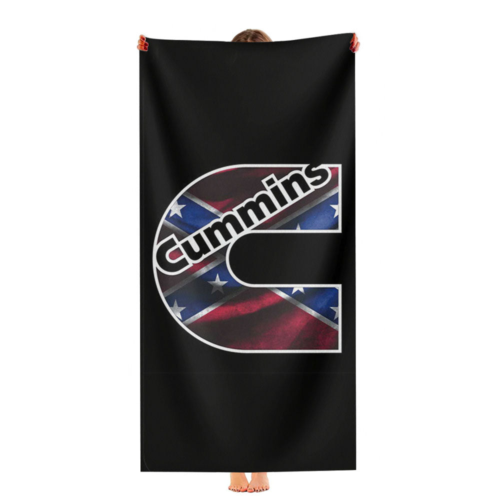 Cummins Flag Logo Ultra-Soft Luxury Bathroom Towels