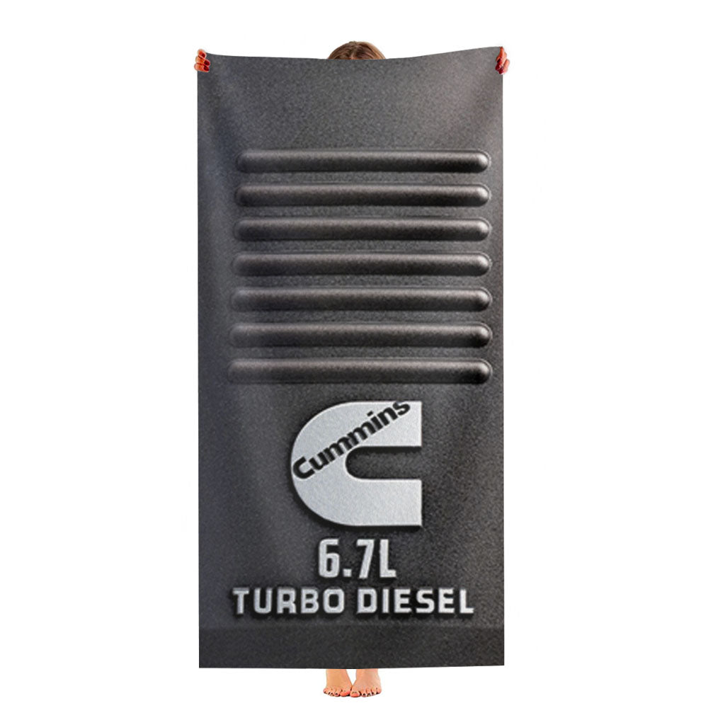 Cummins Turbo Diesel Engine Ultra-Soft Luxury Bathroom Towels