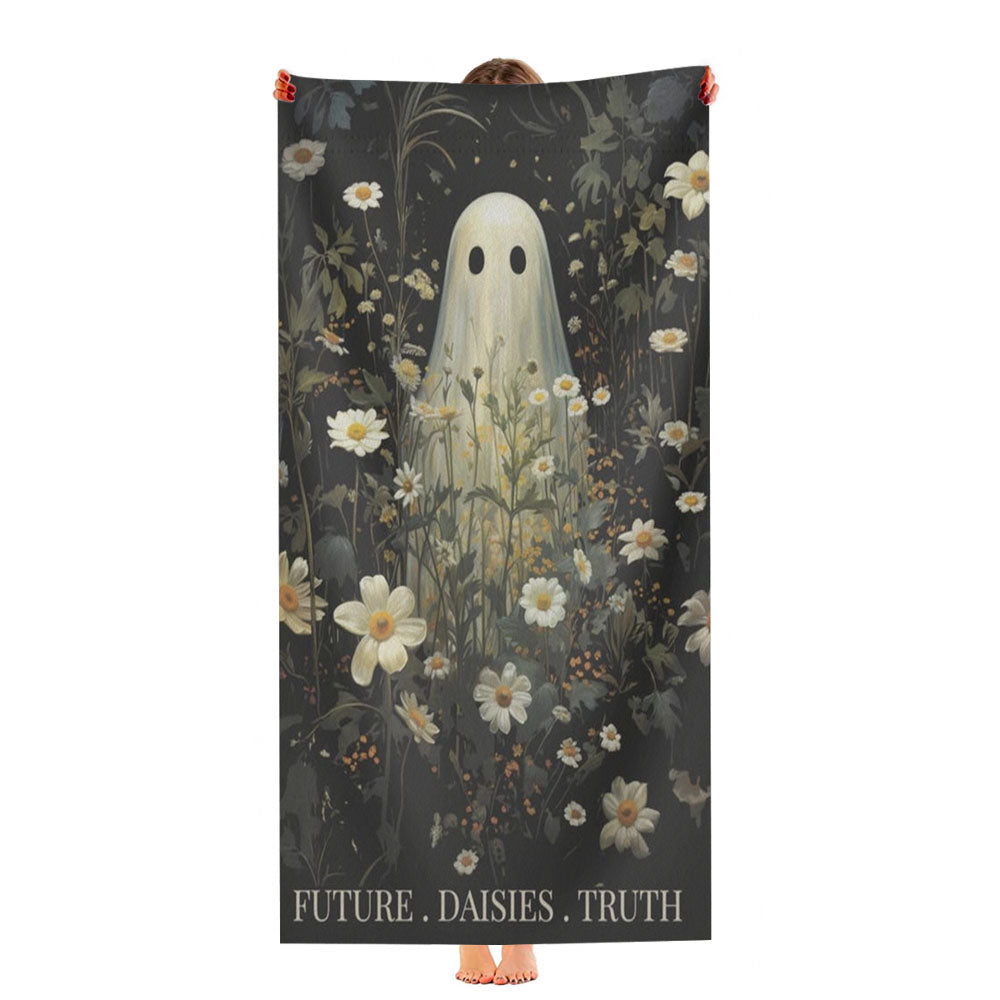 Cute Ghost Ultra-Soft Luxury Bathroom Towels