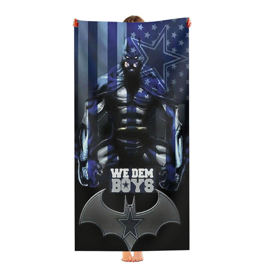 Dallas Cowboys Batman Ultra-Soft Luxury Bathroom Towels