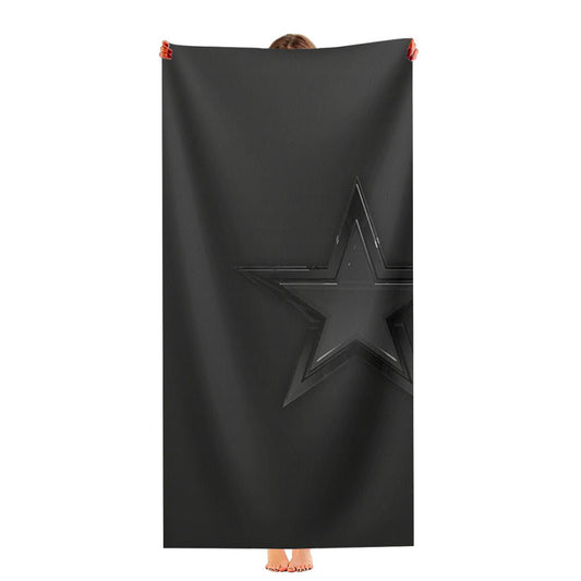 Dallas Cowboys Black Star Ultra-Soft Luxury Bathroom Towels