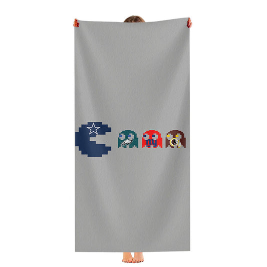 Dallas Cowboys Eating The Nfc Ultra-Soft Luxury Bathroom Towels