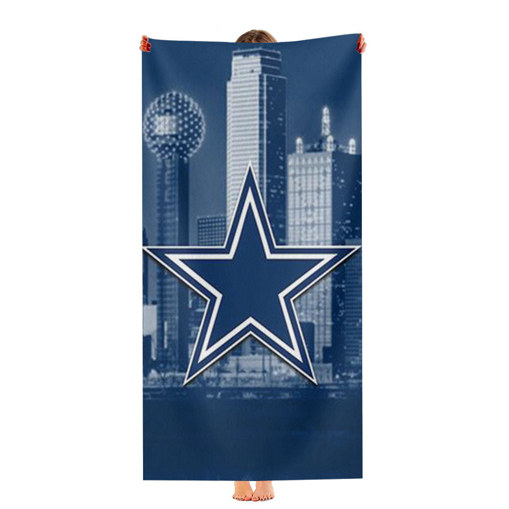 Dallas Cowboys Emblem Ultra-Soft Luxury Bathroom Towels