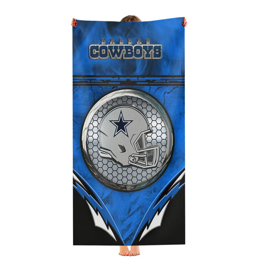 Dallas Cowboys Helmet Ultra-Soft Luxury Bathroom Towels