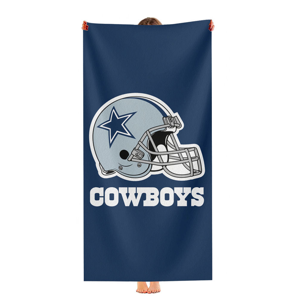 Dallas Cowboys Helmet Logo Ultra-Soft Luxury Bathroom Towels