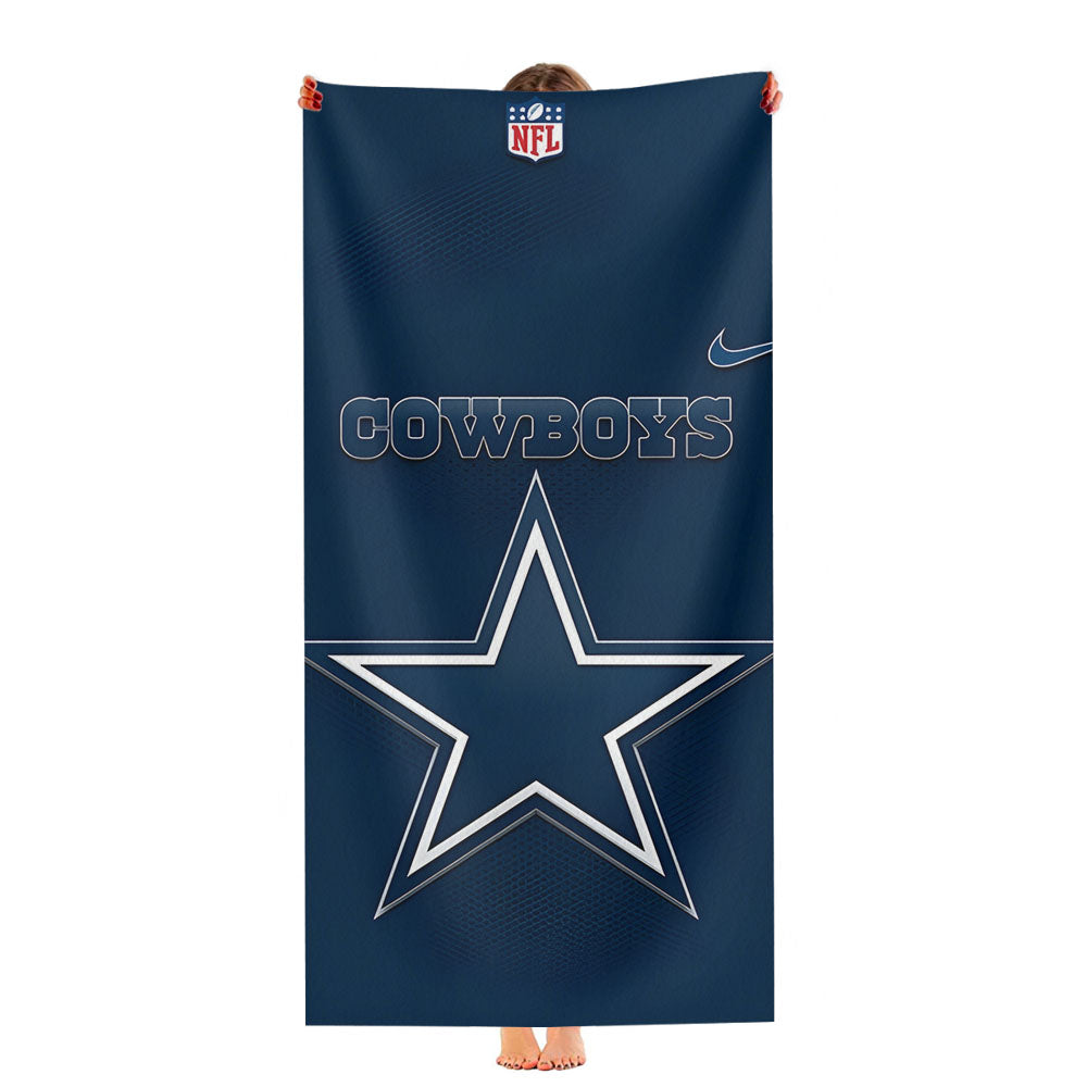 Dallas Cowboys Logo Nfl Ultra-Soft Luxury Bathroom Towels
