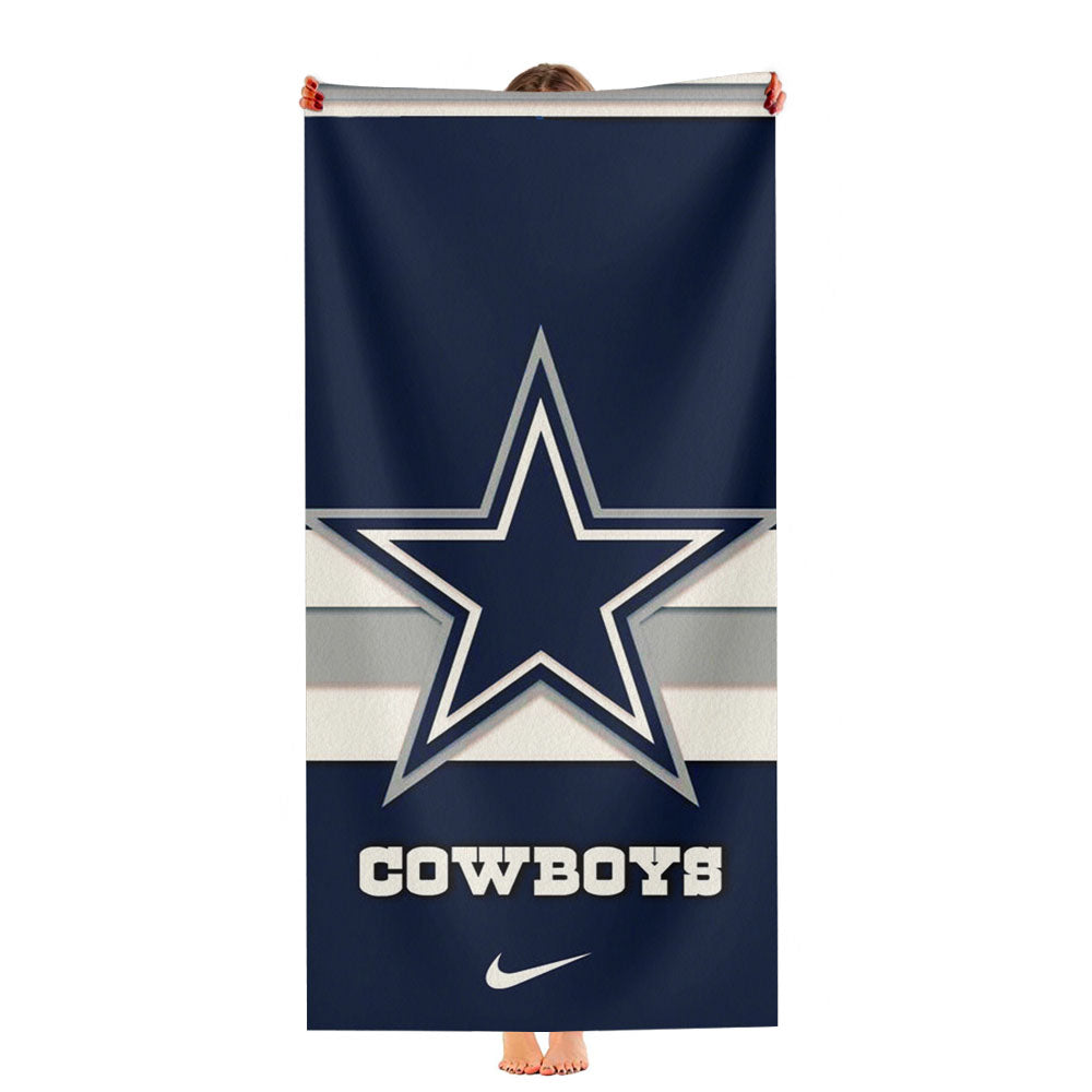 Dallas Cowboys Nfl Nike Logo Ultra-Soft Luxury Bathroom Towels